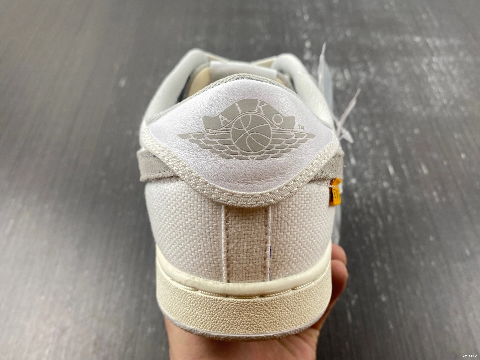 DO8912-101 Jordan Low SP AJKO  1 Retro White Canvas Union 1022